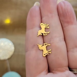 Unicorn Stud Earrings